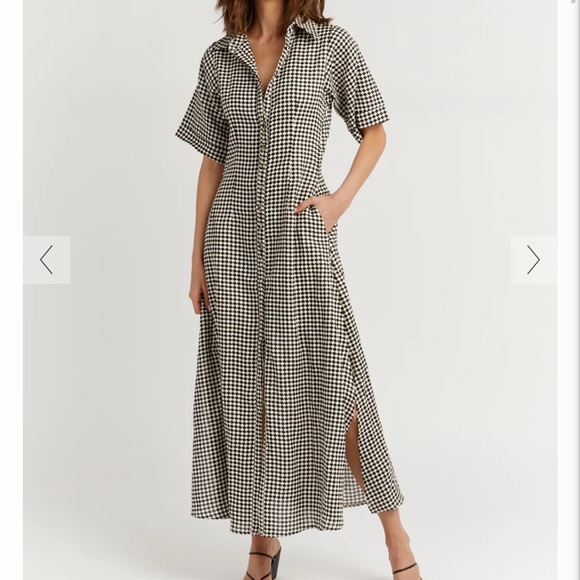 DISSH Dresses & Skirts - DISSH Australia Gaia linen shirt dress maxi